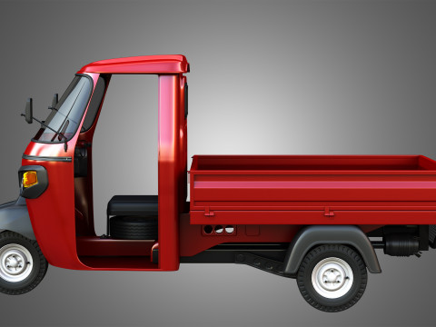 Piaggio Ape Xtra HT 300cc CNG Normal 3D-Modell