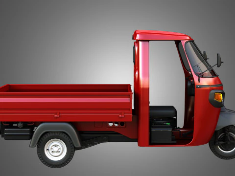 Piaggio Ape Xtra HT 300cc CNG Normal 3D Model