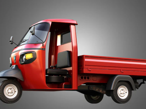 Piaggio Ape Xtra HT 300cc CNG Normal 3D Model