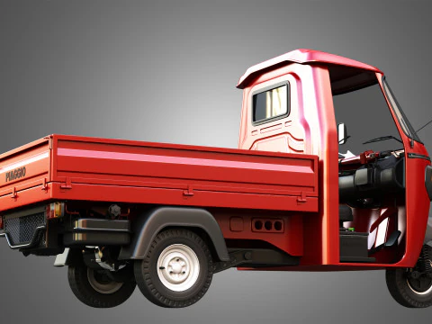 Piaggio Ape Xtra HT 300cc CNG Normal 3D Model