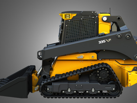 335 P-Tier Compact Track Loader with Forestry Package - Bucket 3D 모델