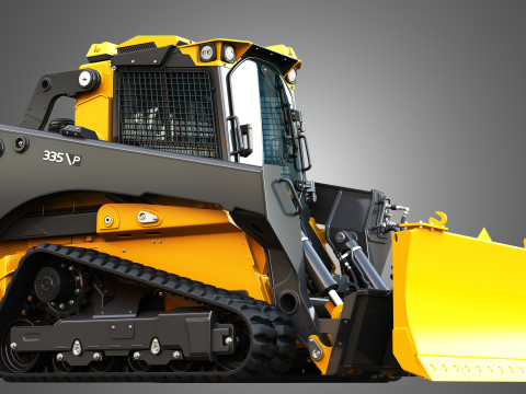 335 P-Tier Compact Track Loader - Smart Grade 3D Модель
