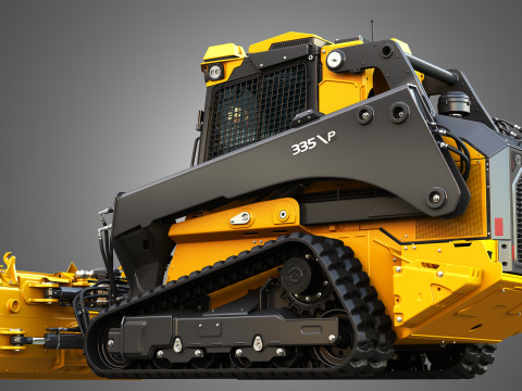 335 P-Tier Compact Track Loader - Smart Grade 3D Модель