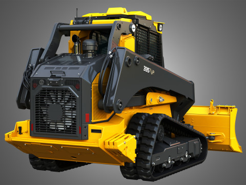 335 P-Tier Compact Track Loader - Smart Grade 3D Модель