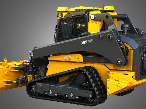 335 P-Tier Compact Track Loader - Smart Grade 3D Модель