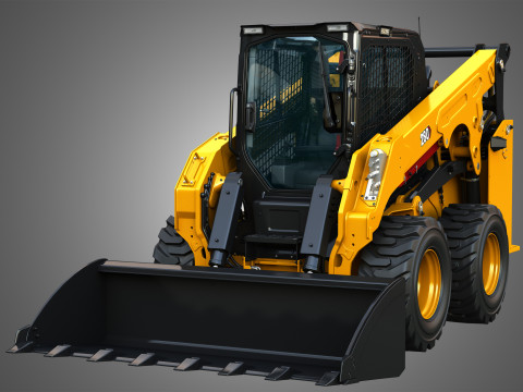 280 Skid Steer Loader - Bucket Model 3D