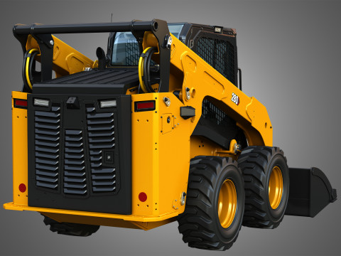 280 Skid Steer Loader - Bucket Model 3D