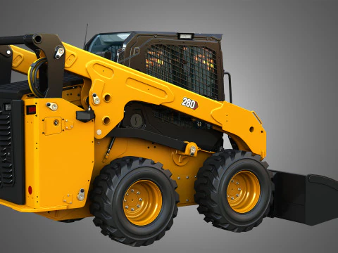 280 Skid Steer Loader - Bucket 3D Model