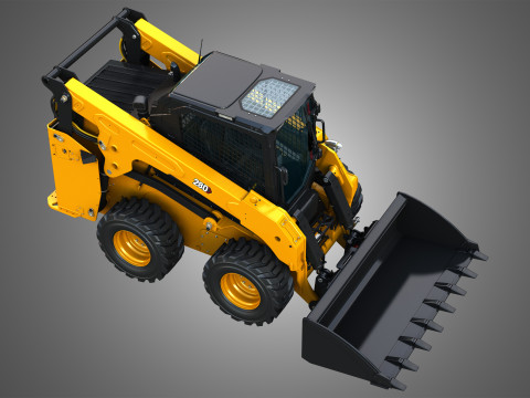280 Skid Steer Loader - Bucket Model 3D