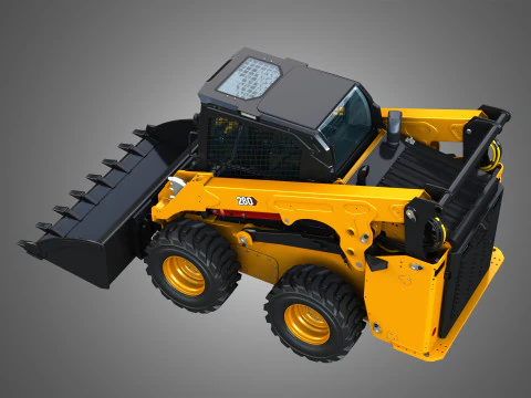 280 Skid Steer Loader - Bucket 3D Model