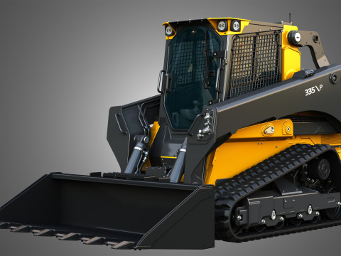 335 P-Tier Compact Track Loader - Bucket 3D 模型