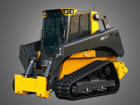 335 P-Tier Compact Track Loader - Bucket 3D Model