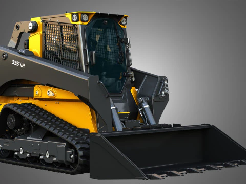 335 P-Tier Compact Track Loader - Bucket 3D Model