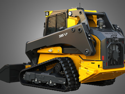 335 P-Tier Compact Track Loader - Bucket 3D Model