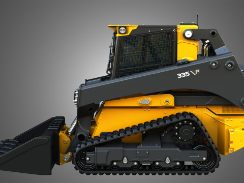 335 P-Tier Compact Track Loader - Bucket 3D Model