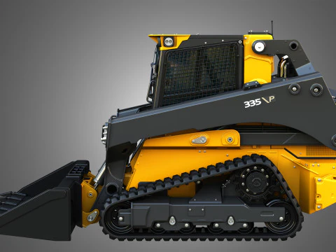 335 P-Tier Compact Track Loader - Bucket 3D Model