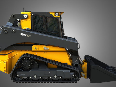 335 P-Tier Compact Track Loader - Bucket 3D Model