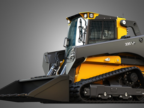 335 P-Tier Compact Track Loader - Bucket 3D Model