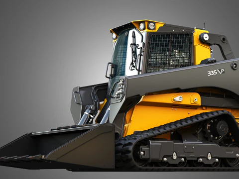 335 P-Tier Compact Track Loader - Bucket 3D Model