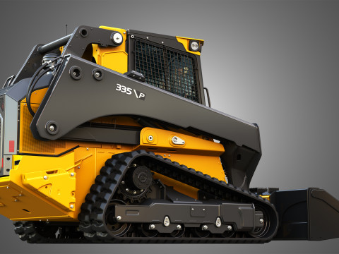 335 P-Tier Compact Track Loader - Bucket 3D Model