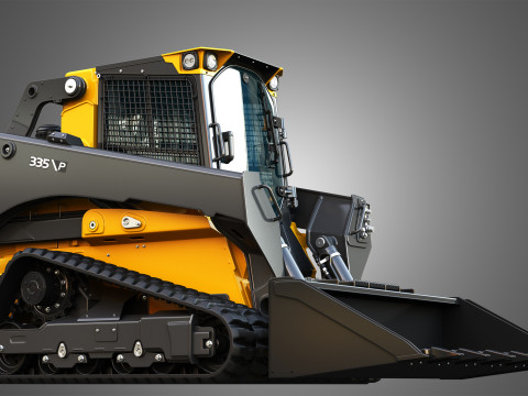 335 P-Tier Compact Track Loader - Bucket 3D Model