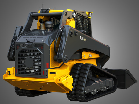 335 P-Tier Compact Track Loader - Bucket 3D Model