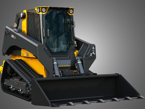 335 P-Tier Compact Track Loader - Bucket 3D Model