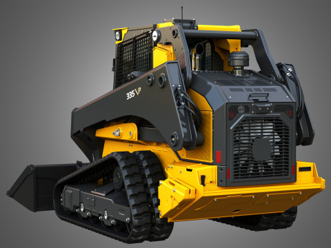 335 P-Tier Compact Track Loader - Bucket 3D Model