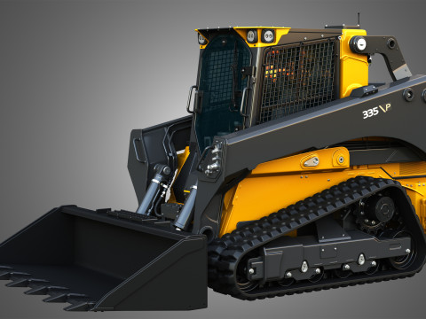335 P-Tier Compact Track Loader - Bucket 3D Model