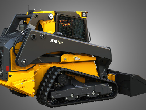 335 P-Tier Compact Track Loader - Bucket 3D Model