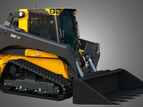 335 P-Tier Compact Track Loader - Bucket 3D Model