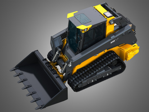335 P-Tier Compact Track Loader - Bucket 3D Model