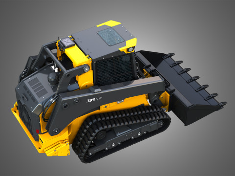 335 P-Tier Compact Track Loader - Bucket 3D Model