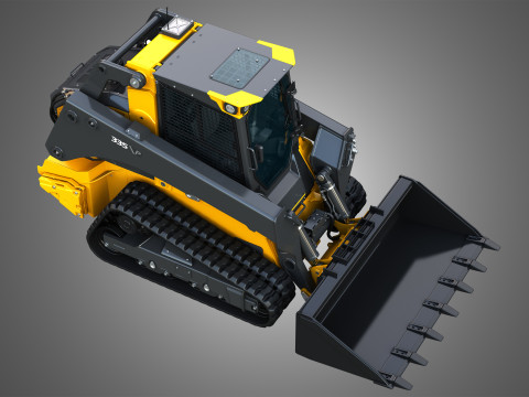 335 P-Tier Compact Track Loader - Bucket 3D Model