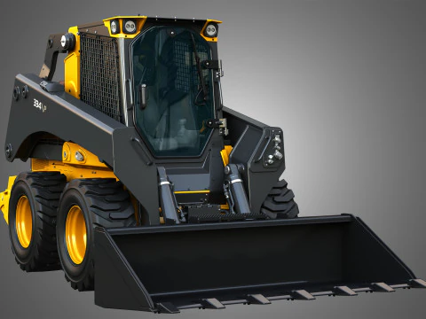 334 P-Tier Skid Steer Loader - Bucket 3D Model