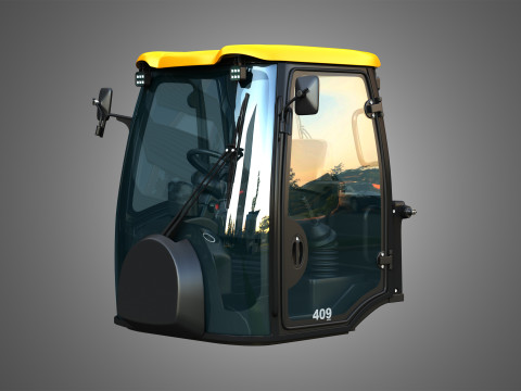 409 AGRI Wheel Loader Cabin 3D 模型