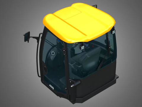 409 AGRI Wheel Loader Cabin 3D Model