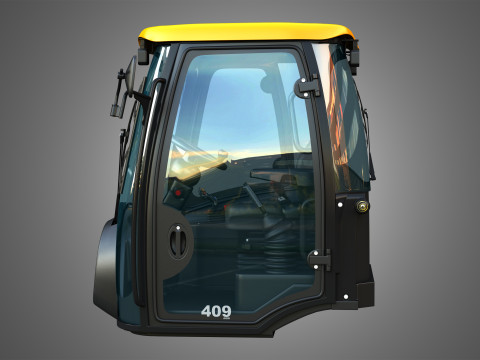 409 AGRI Wheel Loader Cabin Modelo 3D