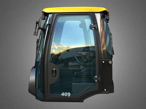 409 AGRI Wheel Loader Cabin 3D Model