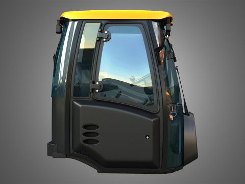 409 AGRI Wheel Loader Cabin Modelo 3D