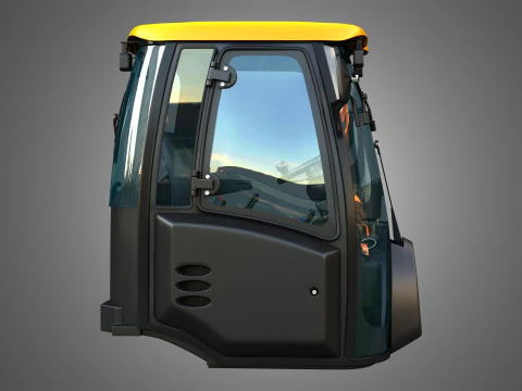409 AGRI Wheel Loader Cabin 3D Model