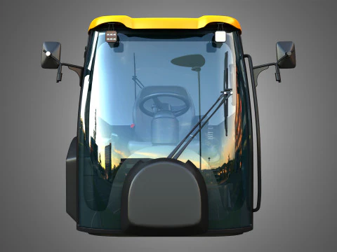 409 AGRI Wheel Loader Cabin 3D Model