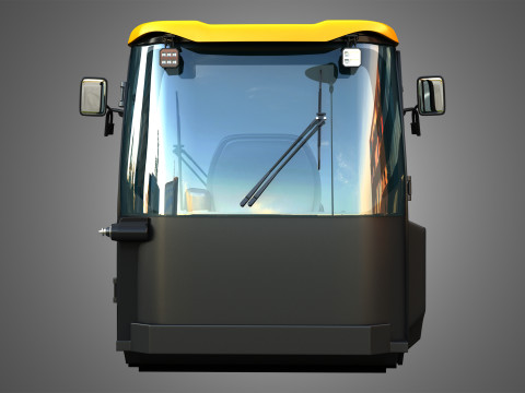 409 AGRI Wheel Loader Cabin Modelo 3D