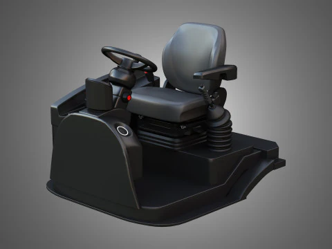 409 AGRI Wheel Loader Cabin 3D Model
