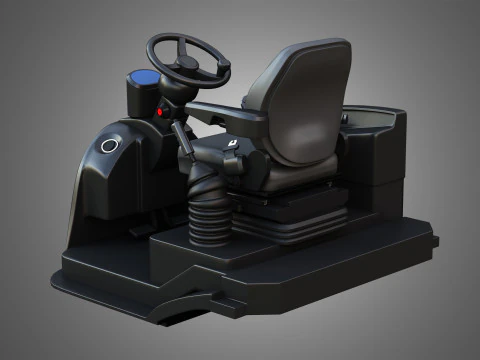 409 AGRI Wheel Loader Cabin 3D Model
