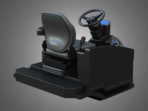 409 AGRI Wheel Loader Cabin 3D Model