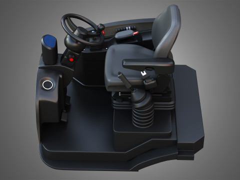 409 AGRI Wheel Loader Cabin Modelo 3D
