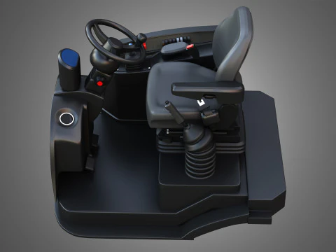 409 AGRI Wheel Loader Cabin 3D Model
