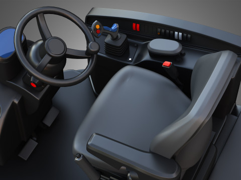 409 AGRI Wheel Loader Cabin Modelo 3D