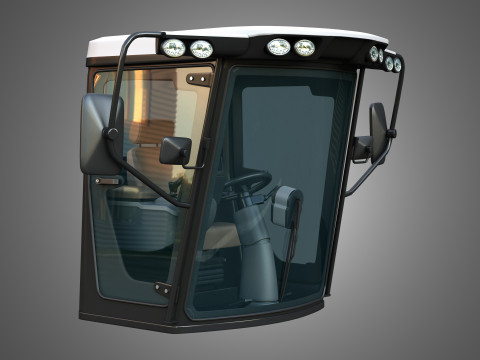 AGRIO Sprayer Dino3 2024 Cabin 3Dモデル